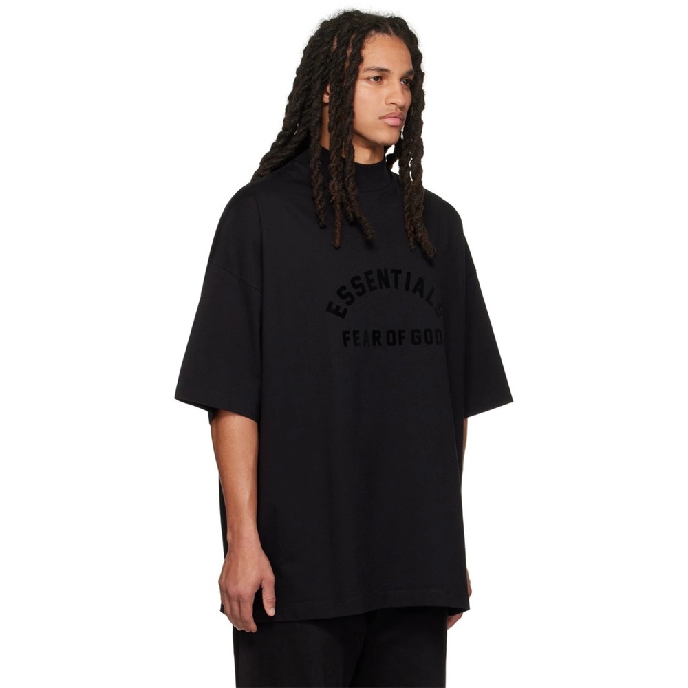 Fear of God Essentials Black Short Sleeve Tee
